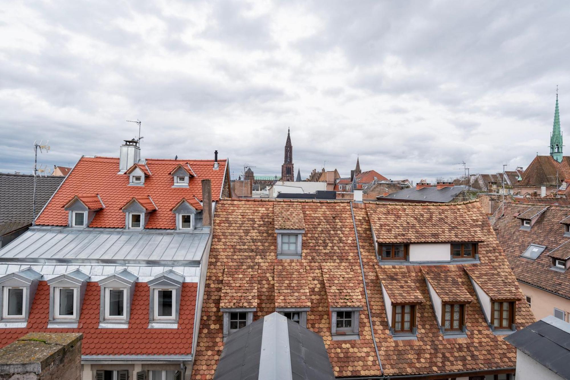 Le Schoepflin - Coeur De Strasbourg - Vue Toits المظهر الخارجي الصورة